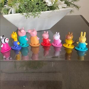 Peppa Pig Toys Figurine Bundle cake toppers